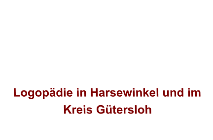 Logopädie in Harsewinkel und im Kreis Gütersloh